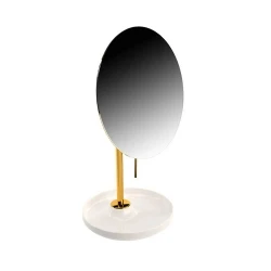Pomd'or Equilibrium Mat Beyaz-Altın 5x Makyaj Aynası Hemen Al