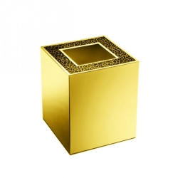 Windisch Gaudi Square Altın-Renkli Çemberli Çöp Kovası
