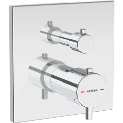 Artema AquaHeat Square Ankastre Termostatik Banyo Bataryası - A43268 Hemen Al