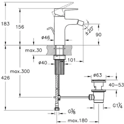 Artema Flow Square Mat Siyah Bide Bataryası - A4294136 Hemen Al