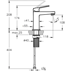 Artema Minimax Square Fırçalı Altın Lavabo Bataryası - A4372025 Hemen Al