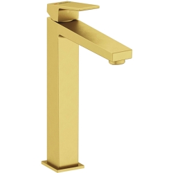 Artema Minimax Square Fırçalı Altın Yüksek Lavabo Bataryası - A4372425