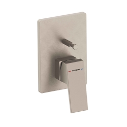 Artema Minimax Square Fırçalı Nikel Ankastre Banyo Bataryası (A4373234)