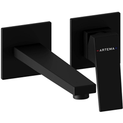 Artema Minimax Square Mat Siyah Ankastre Lavabo Bataryası - A4359336
