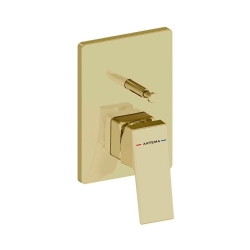 Artema Minimax Square Soft Altın Ankastre Banyo Bataryası (A4373274)