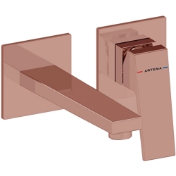 Artema Minimax Square Soft Bakır Ankastre Lavabo Bataryası - A4359229