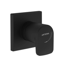 Artema Root Round Ankastre Stop Valf Mat Siyah A4272936