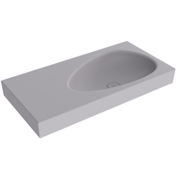 Bocchi Etna Mat Gri 90 Cm Etajerli Lavabo