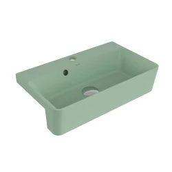 Bocchi Milano 50x30 Cm Mat Mint Yeşil Yarım Tezgah Lavabo Hemen Al