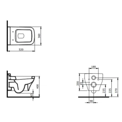 Bocchi Scala Arch Mat Somon Taharet Borusuz Asma Klozet