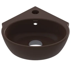 Bocchi Taormina Arch 30 Cm Mat Kahve Köşe Lavabo