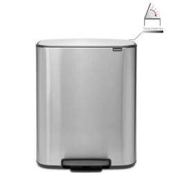 Brabantia Bo 2x30 Lt Pedallı Paslanmaz Çelik Çöp Kovası - A.2BR.211461
