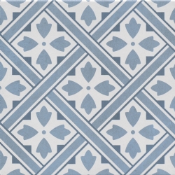 Çanakkale Seramik Gs-D4876 Ornament Geo Mavi 33x33