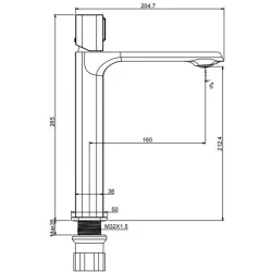 Creavit Alfa Yüksek Lavabo Bataryası - BT.AL6500 Hemen Al