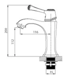 Creavit Elegant Siyah-Altın Lavabo Bataryası Hemen Al