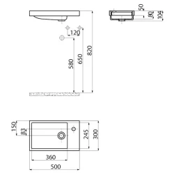 Creavit Elmas 50 Cm Lavabo Hemen Al