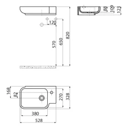 Creavit Elmas 53 Cm Lavabo Hemen Al