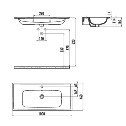 Creavit Erine 100 Cm Etajerli Lavabo Hemen Al