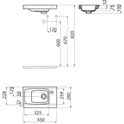 Creavit Memory 45 Cm Etajerli Lavabo Hemen Al