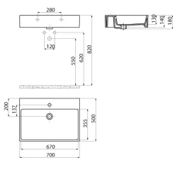 Creavit Next 70 Cm Kare Tezgahüstü Lavabo Hemen Al