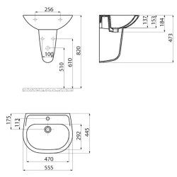 Creavit Sedef 55 Cm Lavabo Hemen Al