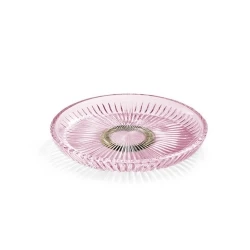 3sc Elegance Pembe-Altın Oval Tepsi Hemen Al