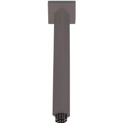 Eca 168 Mm Kare Tavandan Mat Antrasit Duş Başlığı Borusu - 102126700C5