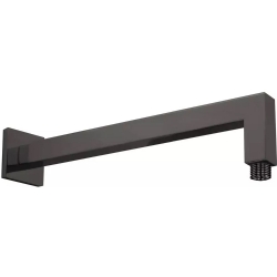 Eca 344 Mm Kare Duvardan Mat Antrasit Duş Başlığı Borusu - 102126699C5