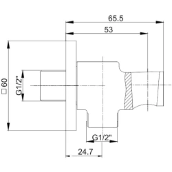 Eca Altın Duş Çıkış Dirseği - 102199603A1