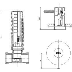 Eca Ankastre Ara Kesme Valfi - 102151029 Hemen Al