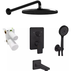 Eca Dalia 3 Yollu Mat Siyah Ankastre Duş Seti - 102199785C1 Hemen Al