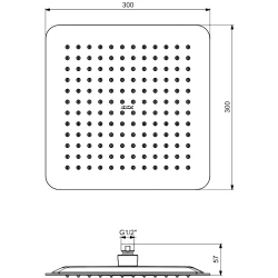 Eca Life 30 Cm Mat Antrasit Duş Başlığı - 102145777C5 Hemen Al