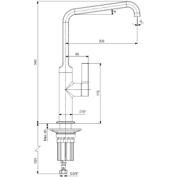 Eca Life Mat Antrasit Eviye Bataryası - 102118777C5