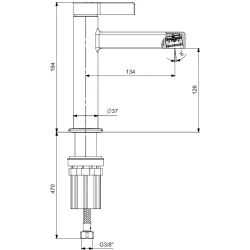 Eca Life Altın Lavabo Bataryası - 102188777A1 Hemen Al