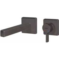 Eca Life Mat Antrasit Ankastre Lavabo Bataryası - 102167622C5-KK