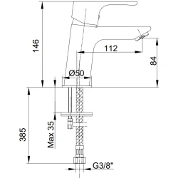 Eca Niobe Ecotechnology Lavabo Bataryası - 102188065