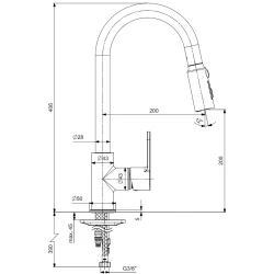 Eca Nita Çift Akışlı Spiralli Eviye Bataryası - 102118155 Hemen Al