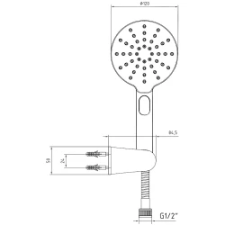 Eca Purity Plus 3 Fonksiyonlu Mafsallı Altın El Duşu Takımı - 102117401A1 Hemen Al