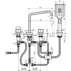 Eca Royal Ankastre Küvet Bataryası - 102153666