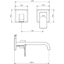 Eca Royal Ankastre Lavabo Bataryası - 102167629-KK Hemen Al