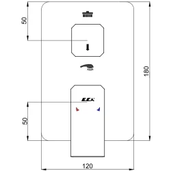 Eca Tiera 2 Yollu Altın Ankastre Banyo Bataryası - 102167235A1-KDE Hemen Al