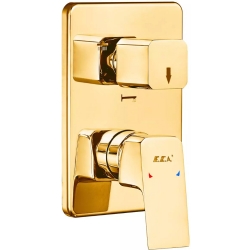 Eca Tiera 3 Yollu Altın Ankastre Banyo Bataryası - 102167335A1-K