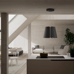 Faber Beat BK Matt F45 Mat Siyah Ada Davlumbaz