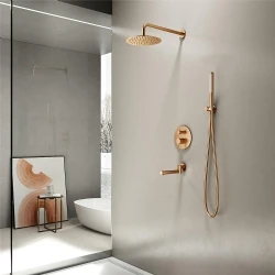 Fontana FJ-4153F Rose Gold Ankastre Duş Seti