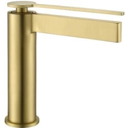 Fontana FJ-6012 Mat Fırçalanmış Altın Lavabo Bataryası Hemen Al