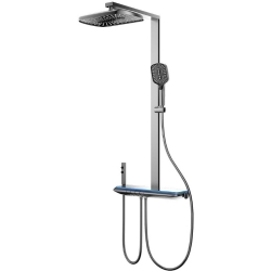 Fontana FJ-SS7157 Mat Siyah Duş Kolonu