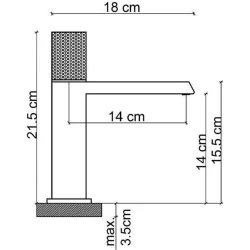 Fontana FK-9111 Lavabo Bataryası