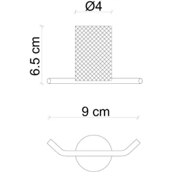 Fontana FN-70201 Altın-Siyah Askı