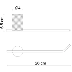 Fontana FN-70205 Altın-Siyah Havluluk