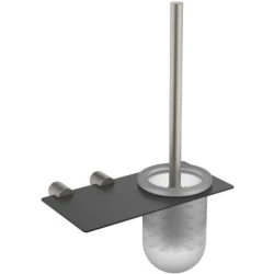 Fontana FY-90104 Krom-Siyah Tuvalet Fırçalığı